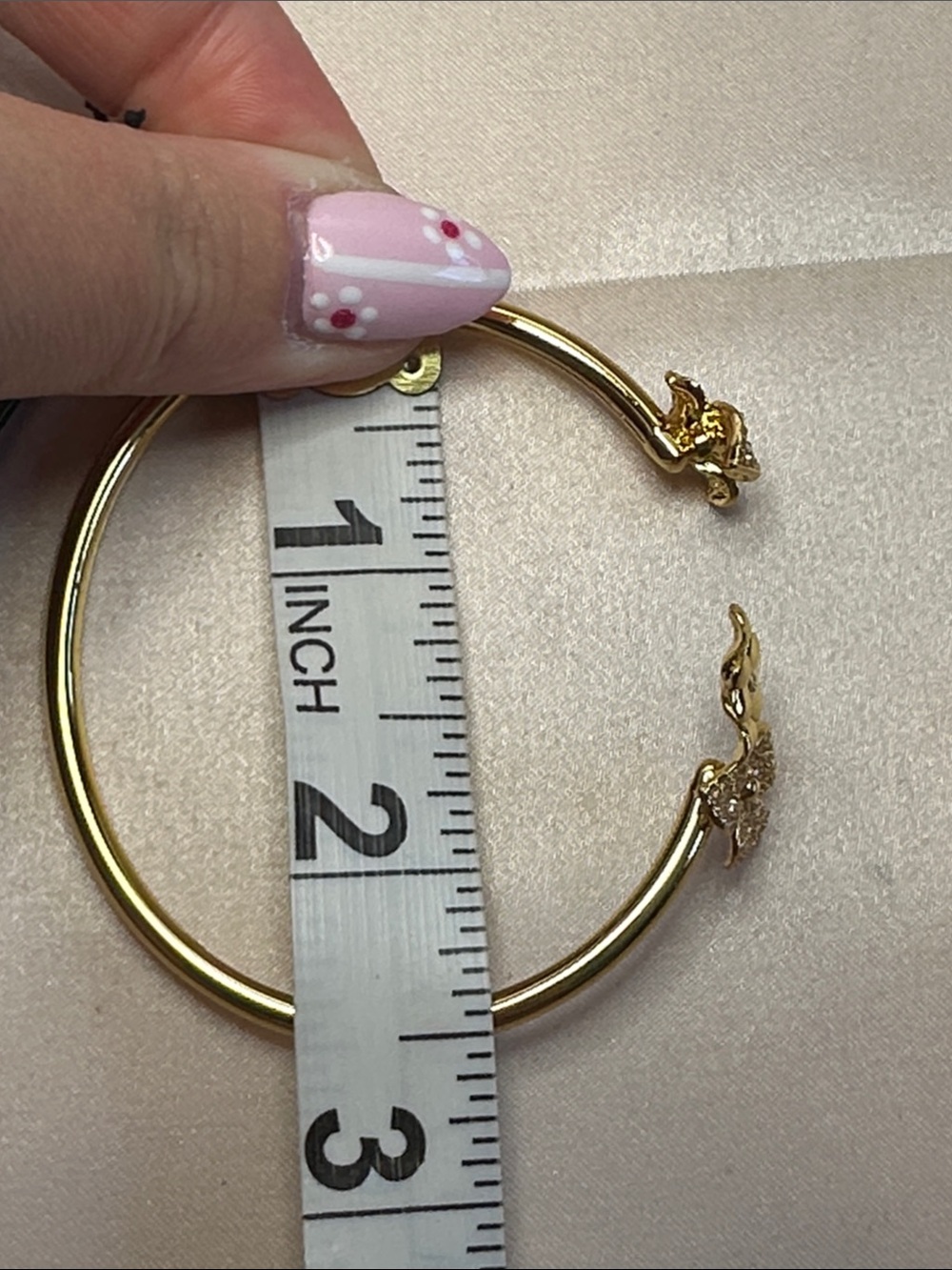 Kate Spade Precious Pansy Pave Flex Cuff Bracelet NWT $89 MSRP - Picture 12 of 12